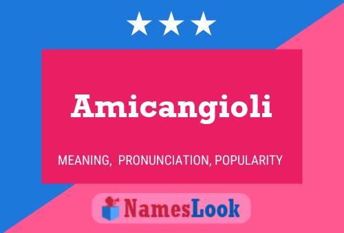 ملصق اسم Amicangioli