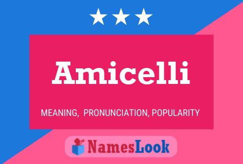 ملصق اسم Amicelli