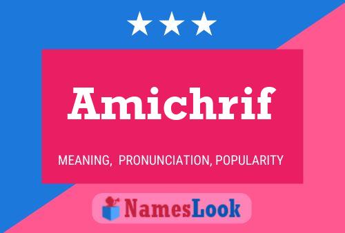 ملصق اسم Amichrif