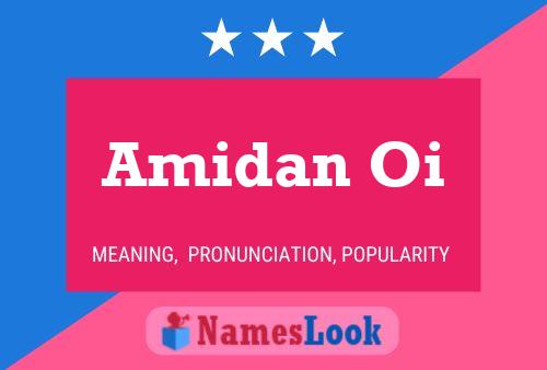 ملصق اسم Amidan Oi