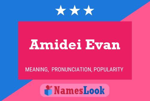 ملصق اسم Amidei Evan