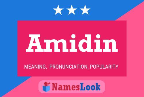 ملصق اسم Amidin