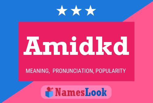 ملصق اسم Amidkd