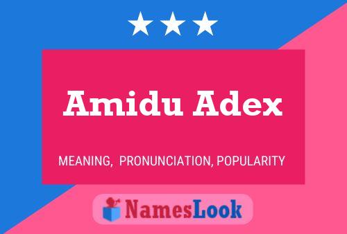 ملصق اسم Amidu Adex