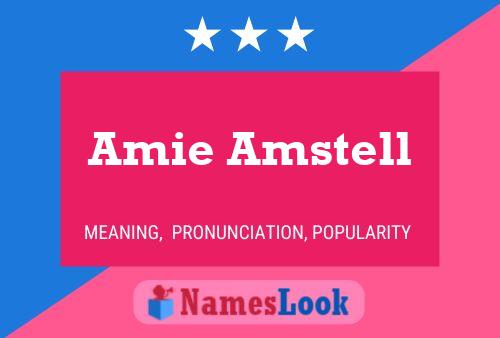 ملصق اسم Amie Amstell