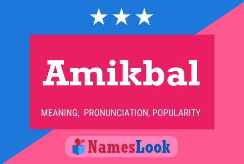 ملصق اسم Amikbal