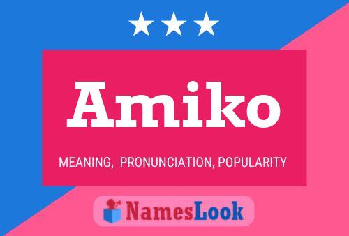 ملصق اسم Amiko