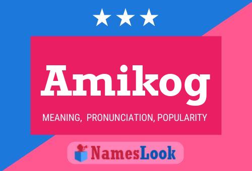 ملصق اسم Amikog