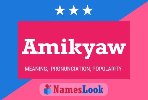 ملصق اسم Amikyaw