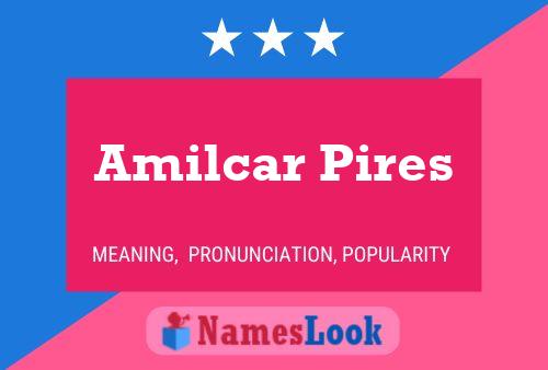 ملصق اسم Amilcar Pires