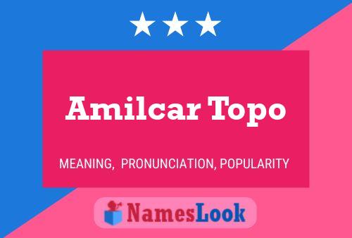 ملصق اسم Amilcar Topo