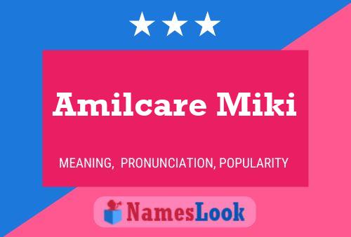 ملصق اسم Amilcare Miki