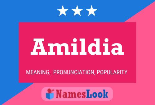 ملصق اسم Amildia