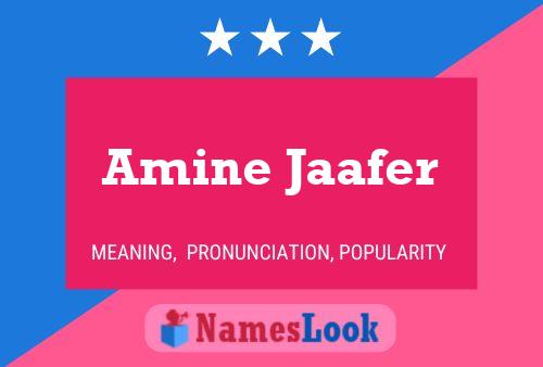 ملصق اسم Amine Jaafer