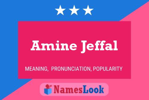 ملصق اسم Amine Jeffal