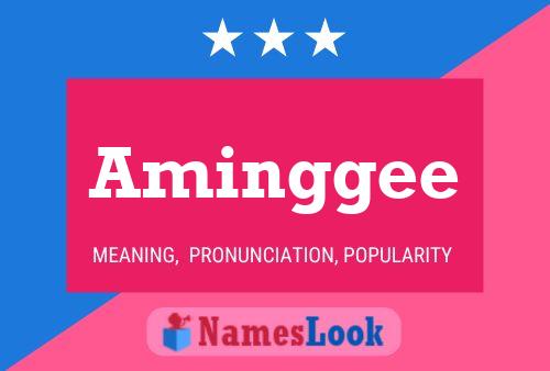 ملصق اسم Aminggee