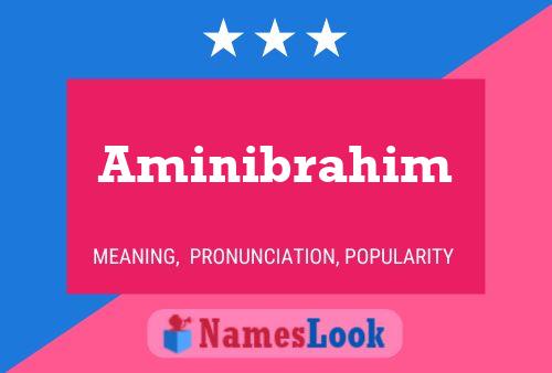 ملصق اسم Aminibrahim