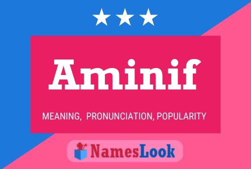 ملصق اسم Aminif