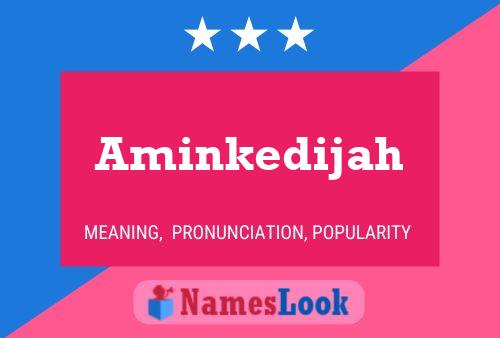 ملصق اسم Aminkedijah