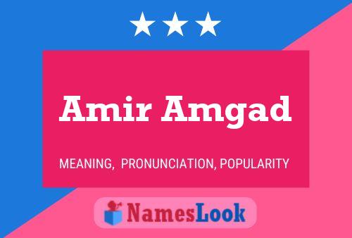 ملصق اسم Amir Amgad