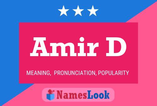 ملصق اسم Amir D