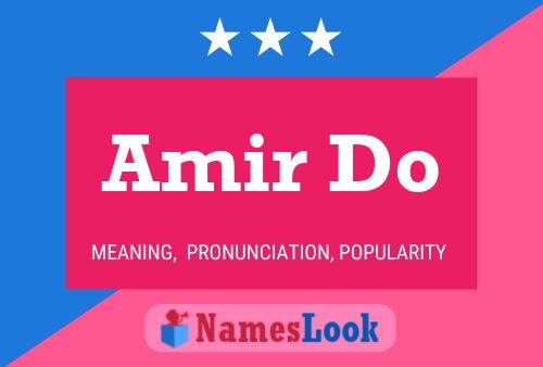 ملصق اسم Amir Do