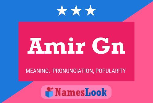 ملصق اسم Amir Gn