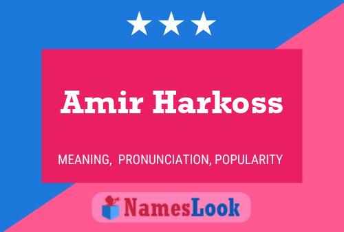 ملصق اسم Amir Harkoss