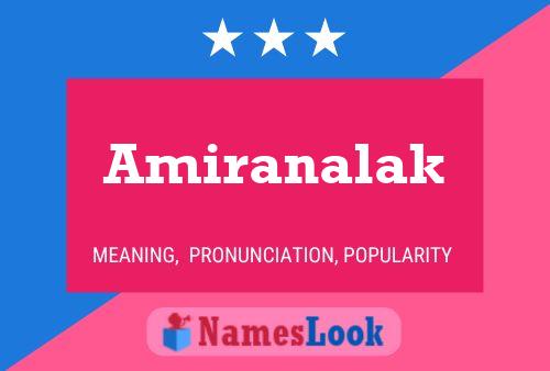 ملصق اسم Amiranalak