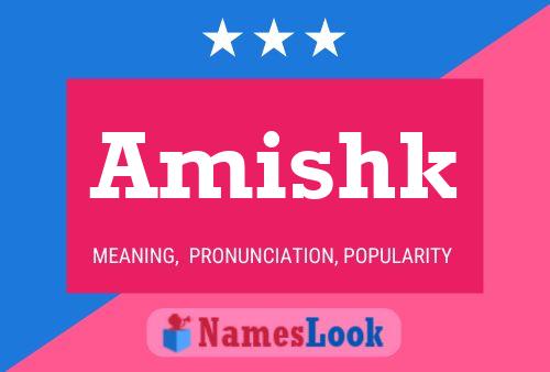 ملصق اسم Amishk