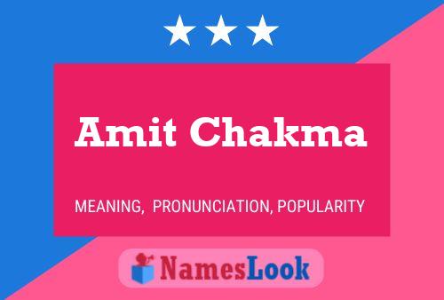 ملصق اسم Amit Chakma