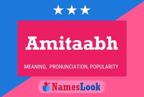 ملصق اسم Amitaabh