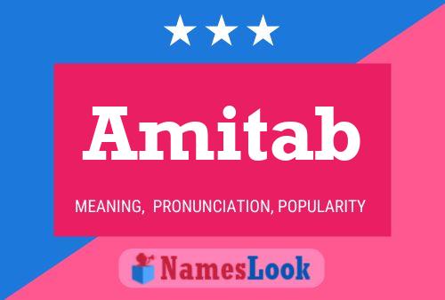 ملصق اسم Amitab