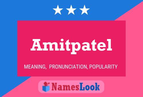 ملصق اسم Amitpatel