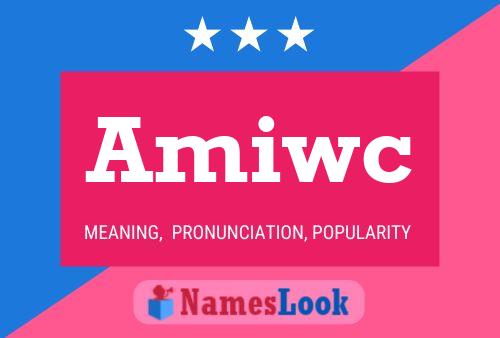 ملصق اسم Amiwc