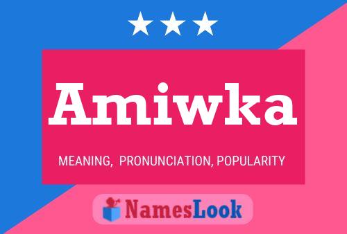 ملصق اسم Amiwka