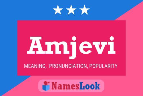 ملصق اسم Amjevi