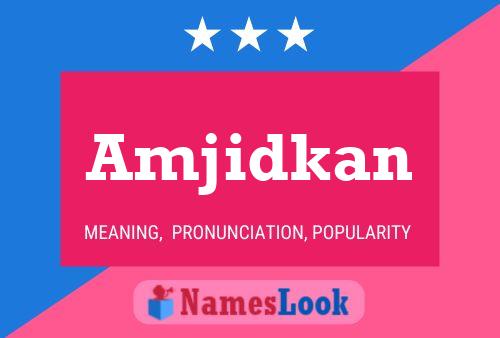 ملصق اسم Amjidkan