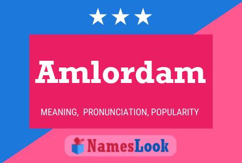 ملصق اسم Amlordam