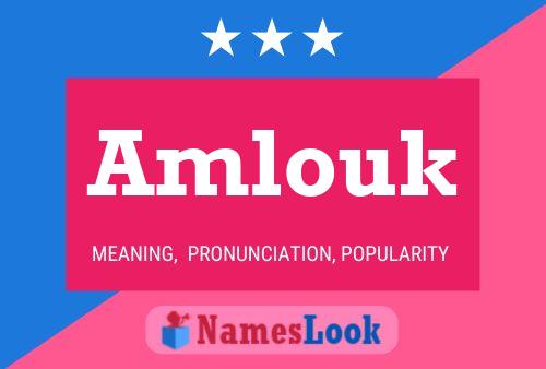 ملصق اسم Amlouk