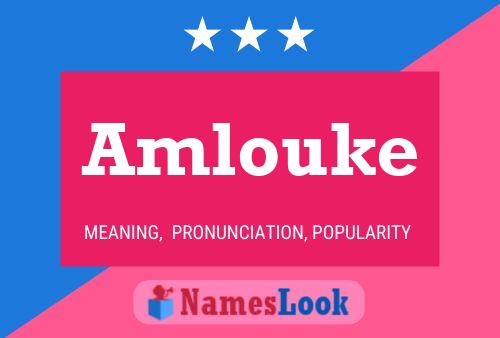 ملصق اسم Amlouke