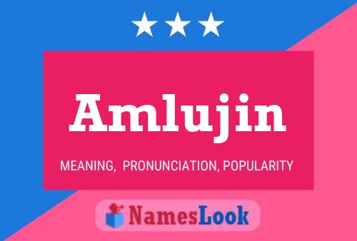 ملصق اسم Amlujin