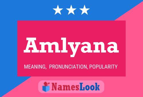 ملصق اسم Amlyana