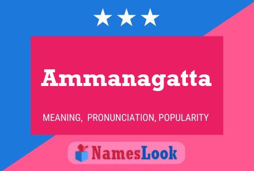 ملصق اسم Ammanagatta