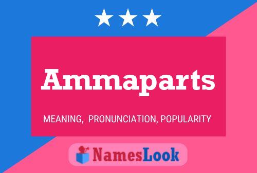 ملصق اسم Ammaparts