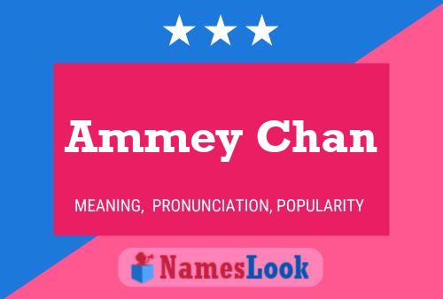 ملصق اسم Ammey Chan