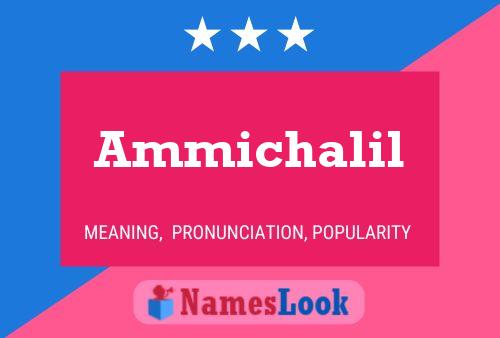 ملصق اسم Ammichalil