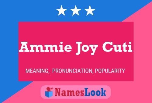 ملصق اسم Ammie Joy Cuti