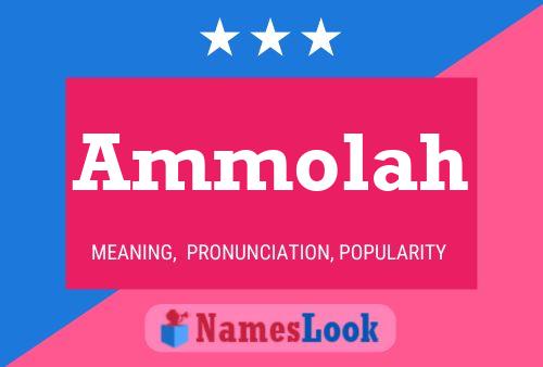 ملصق اسم Ammolah