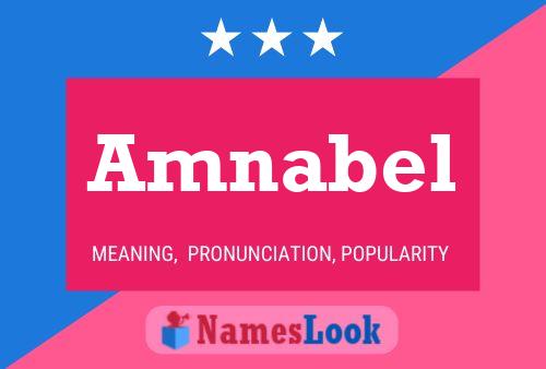 ملصق اسم Amnabel